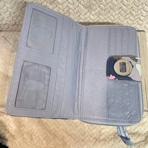 Vera Bradley Bengal Lily‎ Tote Bag & Wallet | Y2K Boho Chic Cottagecore Coquette - Picture 9 of 14